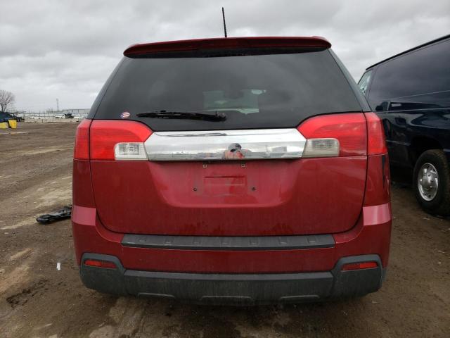 2GKALMEK7D6252598 - 2013 GMC TERRAIN SLE RED photo 6