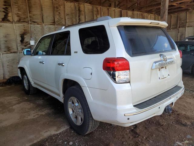 JTEZU5JR3A5004808 - 2010 TOYOTA 4RUNNER SR5 WHITE photo 2