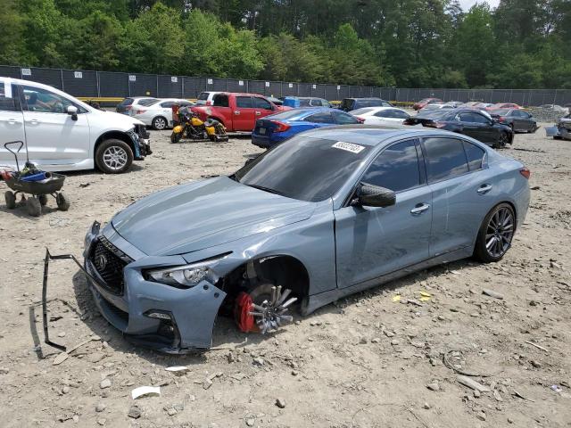 JN1FV7DR3NM390141 - 2022 INFINITI Q50 RED SPORT 400 GRAY photo 1