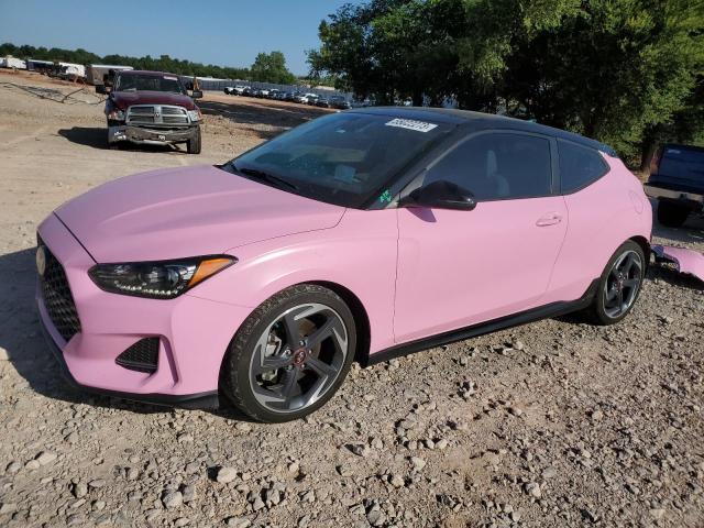 KMHTH6AB0KU012827 - 2019 HYUNDAI VELOSTER TURBO PINK photo 1