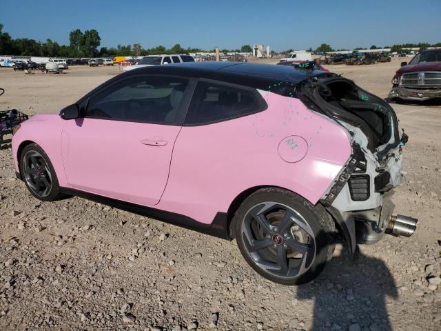 KMHTH6AB0KU012827 - 2019 HYUNDAI VELOSTER TURBO PINK photo 2