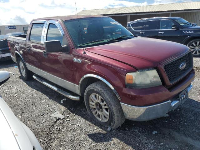 1FTPW125X4KA08659 - 2004 FORD F150 SUPERCREW MAROON photo 4