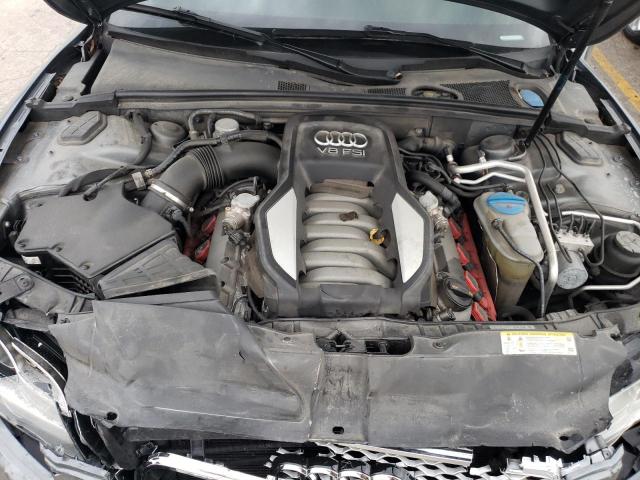 WAUCVAFR7CA016346 - 2012 AUDI S5 PREMIUM PLUS ნაცრისფერი ფოტო 11