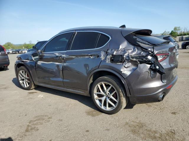 ZASPAKBN0L7C76312 - 2020 ALFA ROMEO STELVIO TI GRAY photo 2