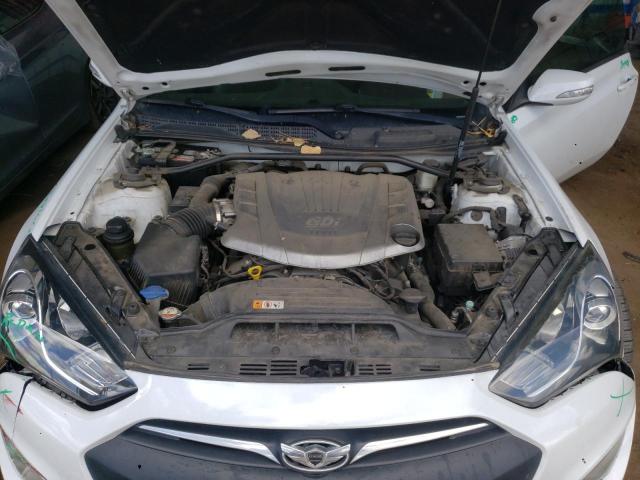 KMHHU6KJ7DU111395 - 2013 HYUNDAI GENESIS CO 3.8L WHITE photo 11