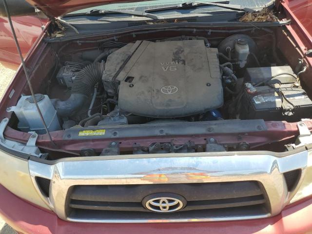 5TETU62N98Z524952 - 2008 TOYOTA TACOMA PRERUNNER ACCESS CAB RED photo 11