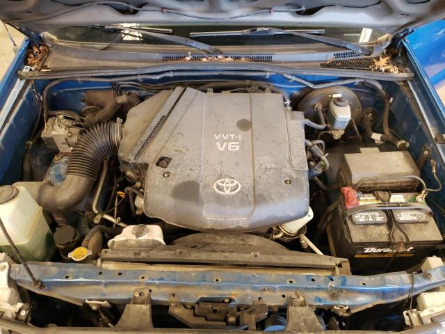 5TETU62N15Z015949 - 2005 TOYOTA TACOMA PRERUNNER ACCESS CAB BLUE photo 11