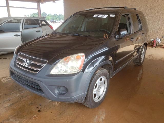 SHSRD68576U409484 - 2006 HONDA CR-V LX GRAY photo 2