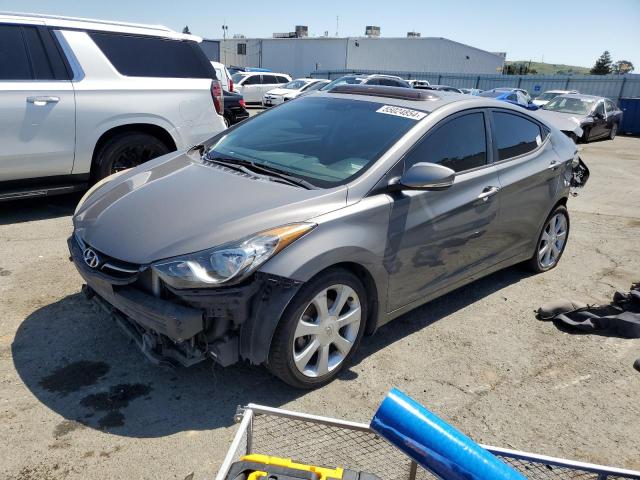 5NPDH4AE4DH228779 - 2013 HYUNDAI ELANTRA GLS GRAY photo 1