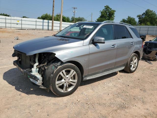 4JGDA5HB9CA039939 - 2012 MERCEDES-BENZ ML 350 4MATIC GRAY photo 1
