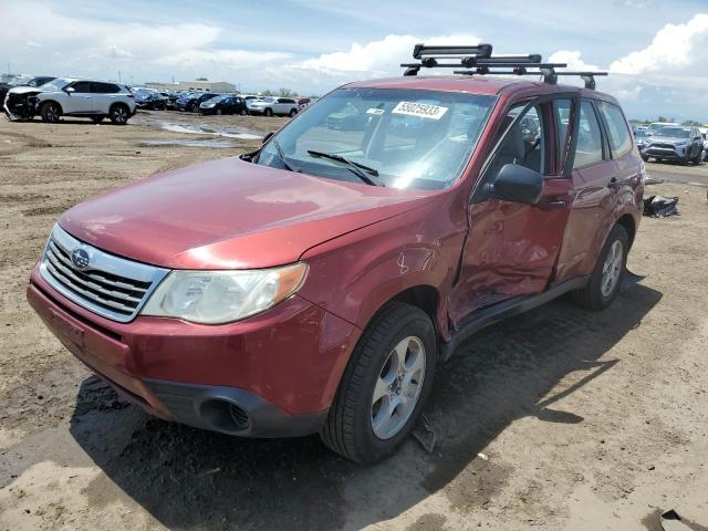 JF2SH6AC3AH730115 - 2010 SUBARU FORESTER 2.5X MAROON photo 1