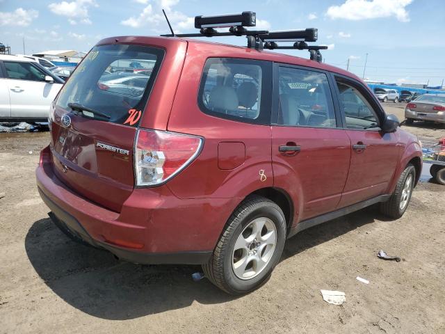 JF2SH6AC3AH730115 - 2010 SUBARU FORESTER 2.5X MAROON photo 3