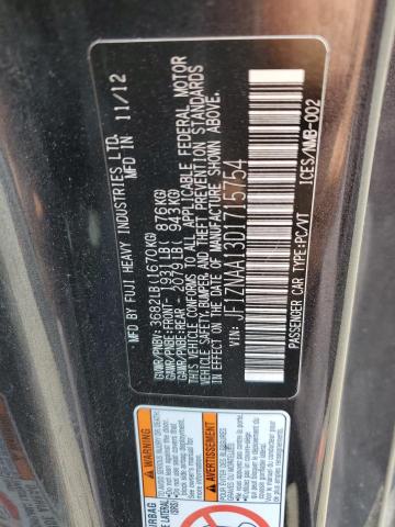 JF1ZNAA13D1715754 - 2013 TOYOTA SCION FR-S ნაცრისფერი ფოტო 13