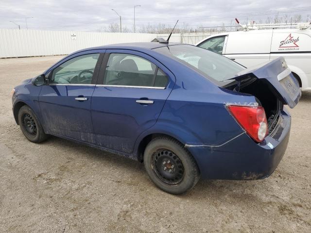 1G1JC5SH2D4169889 - 2013 CHEVROLET SONIC LT BLUE photo 2