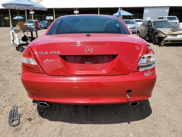 WDBWK56F65F079982 - 2005 MERCEDES-BENZ SLK 350 RED photo 6