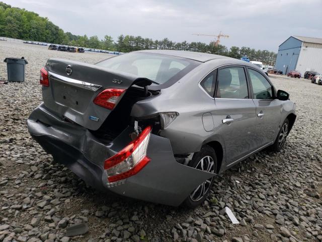 3N1AB7AP4DL666700 - 2013 NISSAN SENTRA S GRAY photo 3