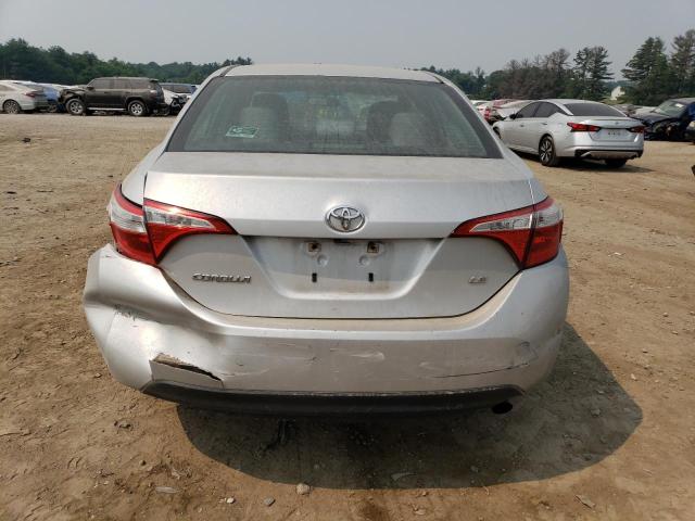 5YFBURHE8EP069601 - 2014 TOYOTA COROLLA L SILVER photo 6