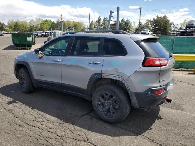 1C4PJMBS6FW543991 - 2015 JEEP CHEROKEE TRAILHAWK SILVER photo 2