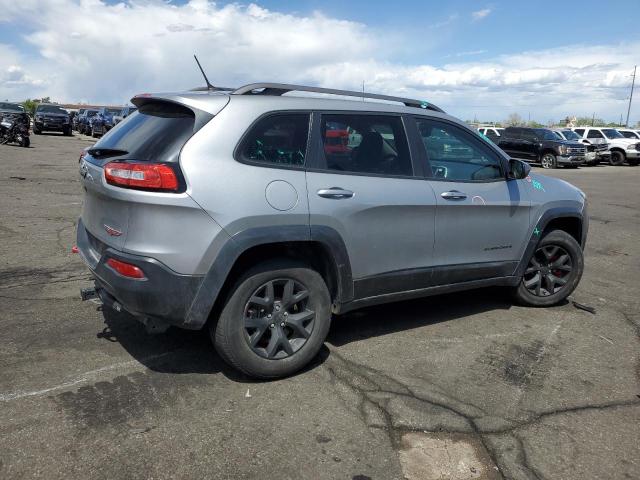 1C4PJMBS6FW543991 - 2015 JEEP CHEROKEE TRAILHAWK SILVER photo 3