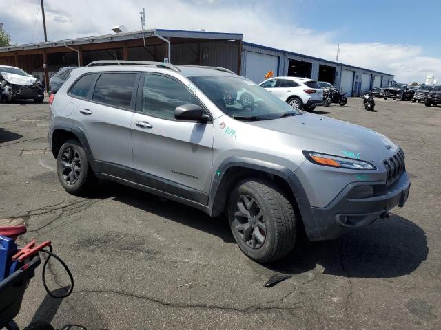 1C4PJMBS6FW543991 - 2015 JEEP CHEROKEE TRAILHAWK SILVER photo 4