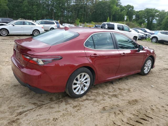 4T1C11AK4MU563739 - 2021 TOYOTA CAMRY LE RED photo 3