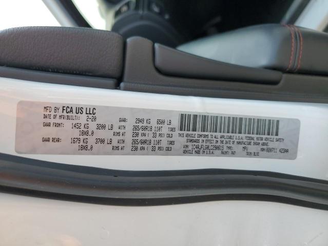 1C4RJFLG0LC290615 - 2020 JEEP GRAND CHER TRAILHAWK 白色 照片 13