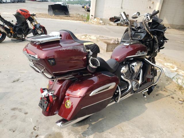 56KLDGRR7N3409799 - 2022 INDIAN MOTORCYCLE CO. PURSUIT LIMITED BURGUNDY photo 4