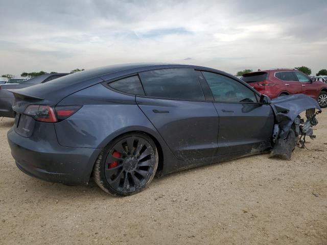 5YJ3E1EC7PF494151 - 2023 TESLA MODEL 3 Մոխրագույն լուսանկար 3