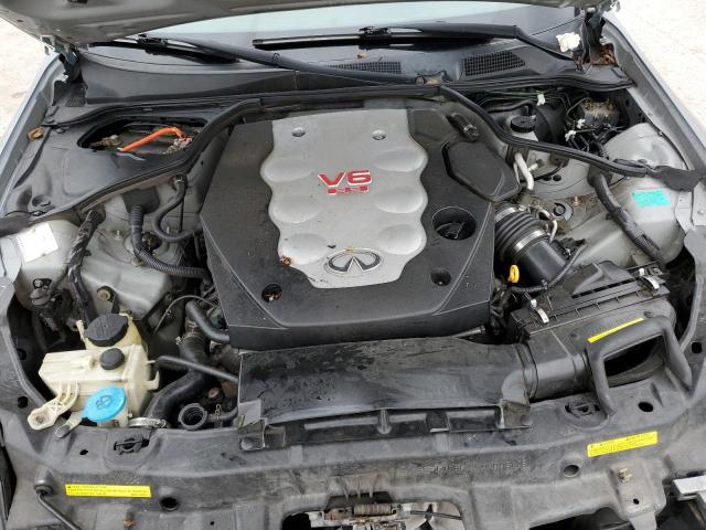 JNKCV54E76M706996 - 2006 INFINITI G35 SILVER photo 11