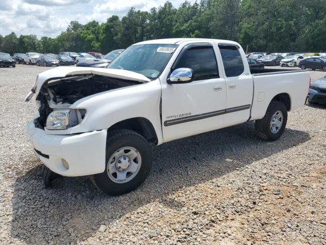 5TBRU34135S454787 - 2005 TOYOTA TUNDRA ACCESS CAB SR5 WHITE photo 1