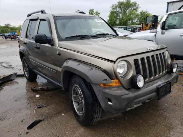 1J4GL38K65W501034 - 2005 JEEP LIBERTY RENEGADE TAN photo 4