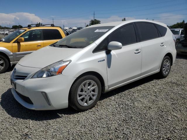 JTDZN3EU6E3323013 - 2014 TOYOTA PRIUS V WHITE photo 1