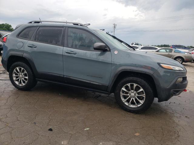 1C4PJMBS9EW140604 - 2014 JEEP CHEROKEE TRAILHAWK 灰色 照片 4