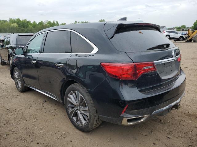 5J8YD4H56JL025386 - 2018 ACURA MDX TECHNOLOGY BLACK photo 2