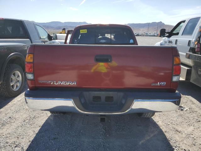 5TBRT34112S327499 - 2002 TOYOTA TUNDRA ACCESS CAB BURGUNDY photo 6