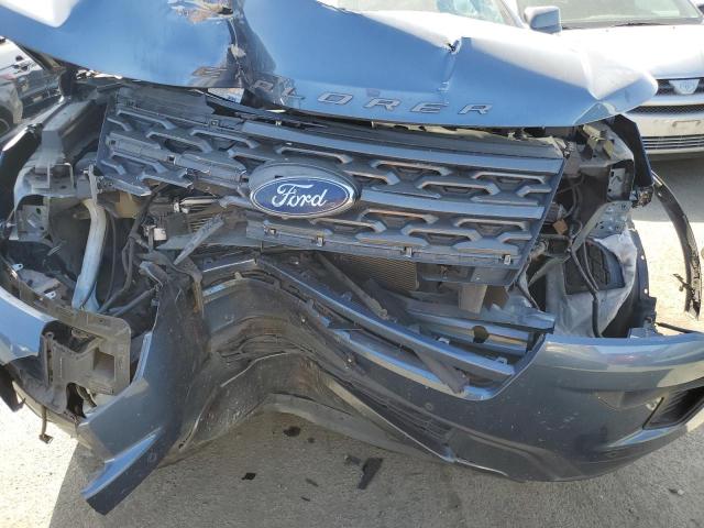 1FM5K7D8XJGC21862 - 2018 FORD EXPLORER XLT BLUE photo 12