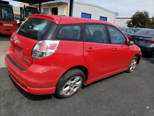 2T1KR32E35C384488 - 2005 TOYOTA COROLLA MA XR RED photo 3