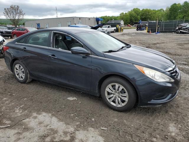 5NPEB4AC1BH249011 - 2011 HYUNDAI SONATA GLS BLUE photo 4