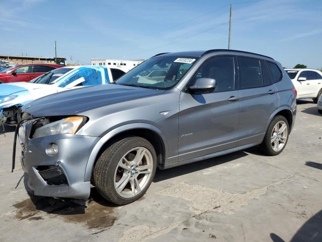 5UXWX7C57E0E77541 - 2014 BMW X3 XDRIVE35I GRAY photo 1