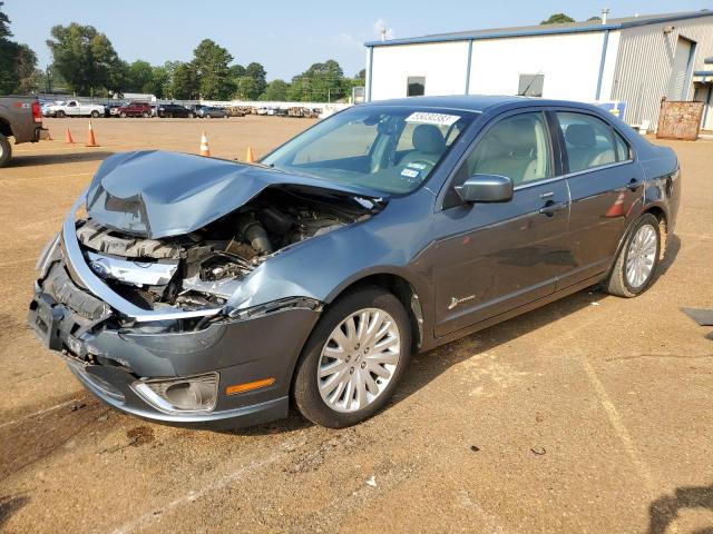 3FADP0L37CR186584 - 2012 FORD FUSION HYBRID BLUE photo 1