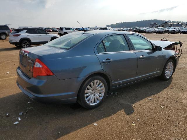 3FADP0L37CR186584 - 2012 FORD FUSION HYBRID BLUE photo 3