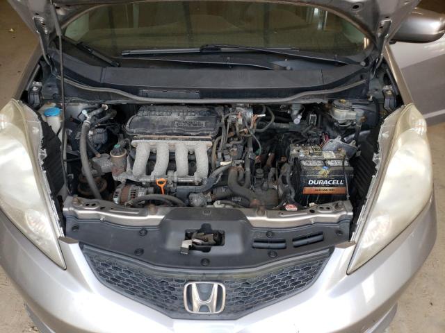 JHMGE87459S002737 - 2009 HONDA FIT SPORT SILVER photo 11