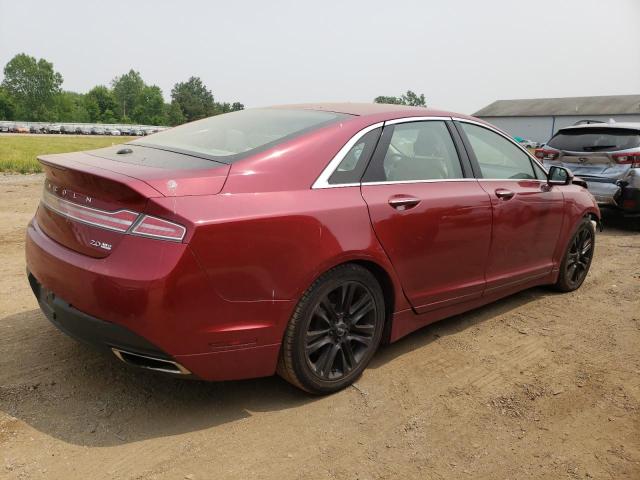 3LN6L2J99DR813008 - 2013 LINCOLN MKZ RED photo 3