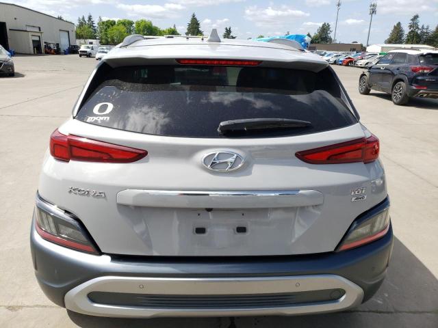 KM8K5CA3XNU926325 - 2022 HYUNDAI KONA LIMITED SILVER photo 6