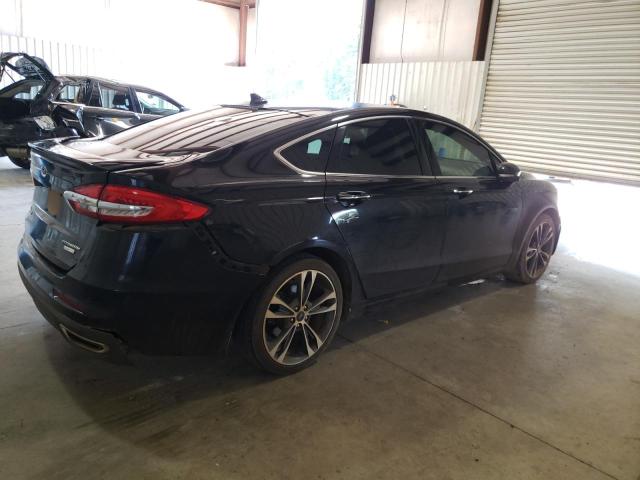 3FA6P0K92KR271166 - 2019 FORD FUSION TITANIUM BLACK photo 3