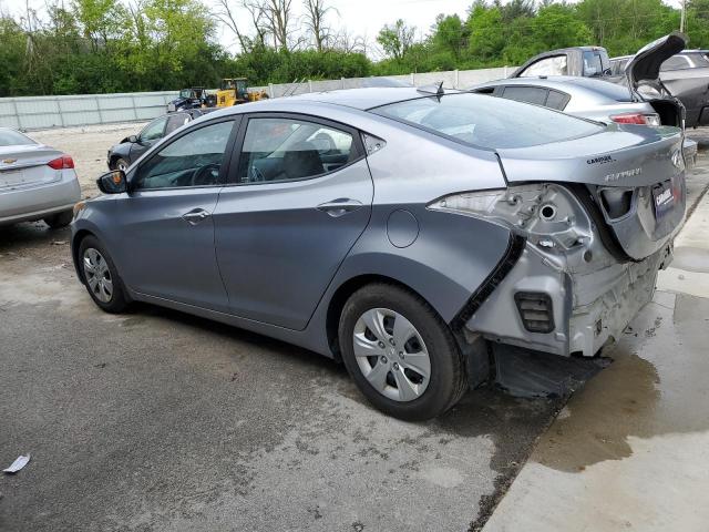 5NPDH4AE9GH694468 - 2016 HYUNDAI ELANTRA SE SILVER photo 2