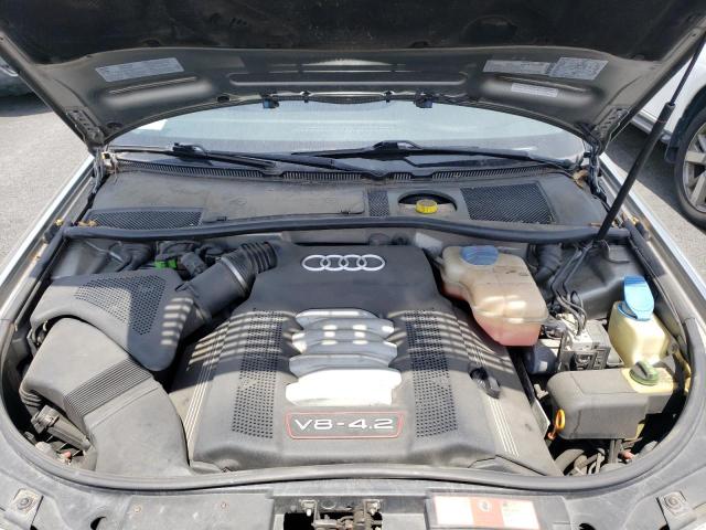 WAUXU64B52N033497 - 2002 AUDI S6 AVANT QUATTRO GRAY photo 11