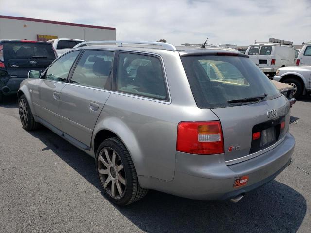 WAUXU64B52N033497 - 2002 AUDI S6 AVANT QUATTRO GRAY photo 2