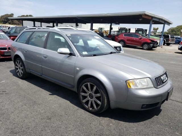 WAUXU64B52N033497 - 2002 AUDI S6 AVANT QUATTRO GRAY photo 4