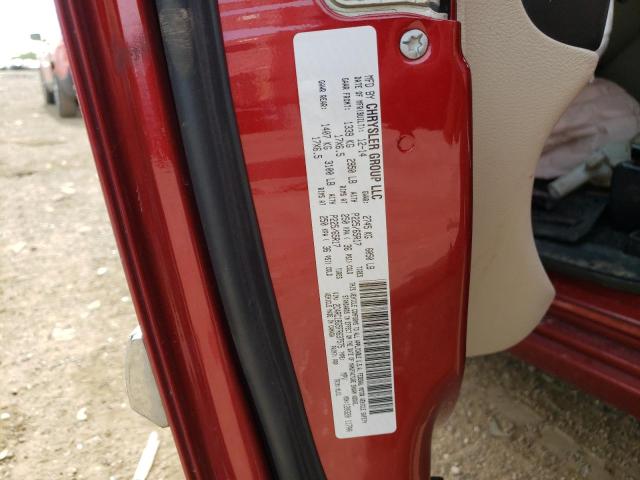 2C4RC1BG5FR637575 - 2015 CHRYSLER TOWN & COU TOURING 红色 照片 13